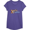 image:imageStar Wars Racing XWing Colorful Retro Big Chest Text Logo TShirtPurple Heather