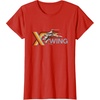 image:imageStar Wars Racing XWing Colorful Retro Big Chest Text Logo TShirtRed