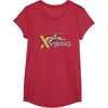 image:imageStar Wars Racing XWing Colorful Retro Big Chest Text Logo TShirtRed Heather
