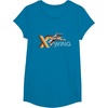 image:imageStar Wars Racing XWing Colorful Retro Big Chest Text Logo TShirtSapphire Blue