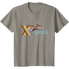 image:imageStar Wars Racing XWing Colorful Retro Big Chest Text Logo TShirtSlate Grey