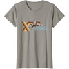 image:imageStar Wars Racing XWing Colorful Retro Big Chest Text Logo TShirtSlate Grey