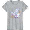image:imageStar Wars The Empire Strikes Back Retro Pastel Boba Fett TShirtHeather Grey