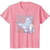 image:imageStar Wars The Empire Strikes Back Retro Pastel Boba Fett TShirtPink