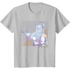 image:imageStar Wars The Empire Strikes Back Retro Pastel Boba Fett TShirtSilver Grey