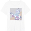 image:imageStar Wars The Empire Strikes Back Retro Pastel Boba Fett TShirtWhite