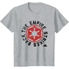 image:imageStar Wars The Empire Strikes Back Round Badge TShirtHeather Grey