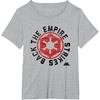image:imageStar Wars The Empire Strikes Back Round Badge TShirtHeather Grey
