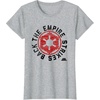 image:imageStar Wars The Empire Strikes Back Round Badge TShirtHeather Grey