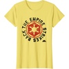 image:imageStar Wars The Empire Strikes Back Round Badge TShirtLemon Yellow