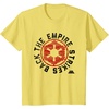 image:imageStar Wars The Empire Strikes Back Round Badge TShirtLemon Yellow