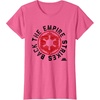 image:imageStar Wars The Empire Strikes Back Round Badge TShirtPink Heather