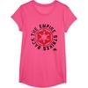 image:imageStar Wars The Empire Strikes Back Round Badge TShirtPink Heather