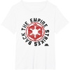 image:imageStar Wars The Empire Strikes Back Round Badge TShirtWhite
