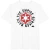 image:imageStar Wars The Empire Strikes Back Round Badge TShirtWhite