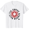 image:imageStar Wars The Empire Strikes Back Round Badge TShirtWhite