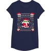 image:imageStar Wars The Mandalorian Grogu Small Packages Christmas TShirtNavy Blue