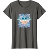 image:imageThe Mandalorian  Grogu  Pastel Flowers TShirtAsphalt Grey