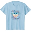 image:imageThe Mandalorian  Grogu  Pastel Flowers TShirtBaby Blue