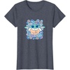 image:imageThe Mandalorian  Grogu  Pastel Flowers TShirtHeather Blue
