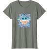 image:imageThe Mandalorian  Grogu  Pastel Flowers TShirtOlive Heather