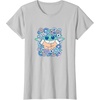 image:imageThe Mandalorian  Grogu  Pastel Flowers TShirtSilver Grey