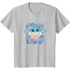 image:imageThe Mandalorian  Grogu  Pastel Flowers TShirtSilver Grey