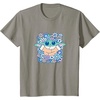 image:imageThe Mandalorian  Grogu  Pastel Flowers TShirtSlate Grey