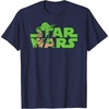 image:imageStar Wars  YODA Stylized Logo TShirtNavy Blue