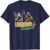 image:imageStar Wars Legendary Bounty Hunters Boba Fett IG88 Dengar TShirtNavy Blue