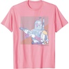 image:imageStar Wars The Empire Strikes Back Retro Pastel Boba Fett TShirtPink