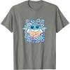 image:imageThe Mandalorian  Grogu  Pastel Flowers TShirtOlive Heather