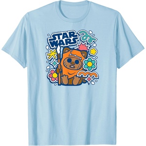 image:imageEwok  Spring Stickers TShirtBaby Blue