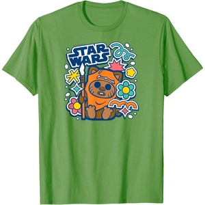 image:imageEwok  Spring Stickers TShirtGrass Green