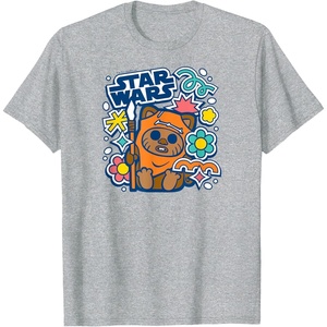 image:imageEwok  Spring Stickers TShirtHeather Grey