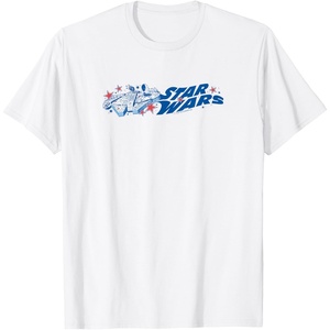 image:imageMillenium Falcon Red White amp Blue Stars TShirtWhite
