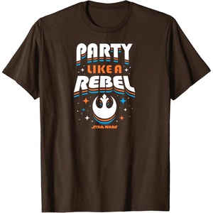 image:imageStar Wars  Party Like A Rebel TShirtBrown
