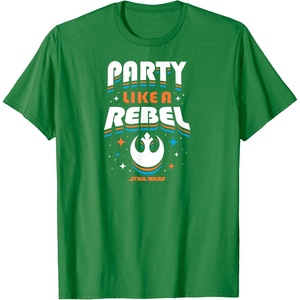 image:imageStar Wars  Party Like A Rebel TShirtKelly Green