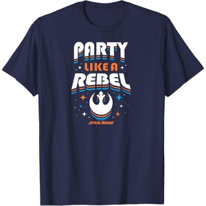image:imageStar Wars  Party Like A Rebel TShirtNavy Blue