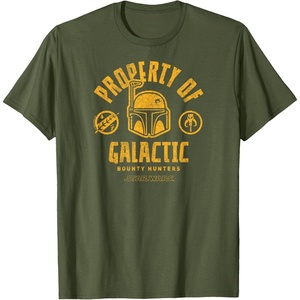 image:imageStar Wars  Property Of Galactic Bounty Hunters TShirtOlive Green