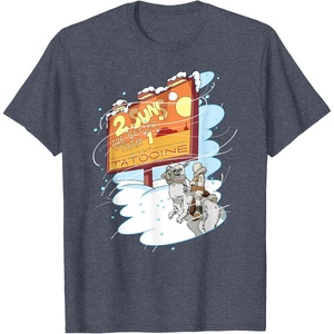 image:imageStar Wars 2 Suns Are Better Than 1 Visit Tatooine Billboard TShirtHeather Blue