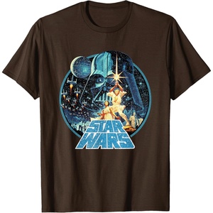 image:imageStar Wars A New Hope 1977 Luke amp Leia Jedi Heroes TShirtBrown