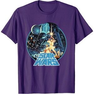 image:imageStar Wars A New Hope 1977 Luke amp Leia Jedi Heroes TShirtPurple