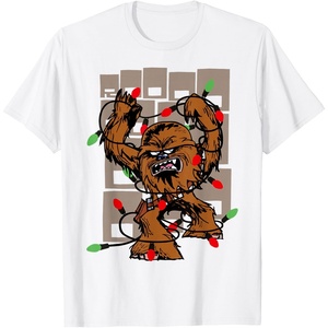 image:imageStar Wars A New Hope Chewbacca Christmas Lights Wookiee TShirtWhite