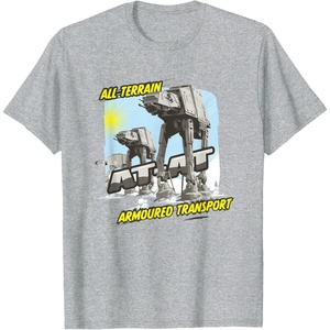 image:imageStar Wars ATAT All Terrain Armoured Transport Chest Poster TShirtHeather Grey