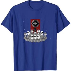 image:imageStar Wars Galactic Empire Crew Group Shot Chibi Big Logo TShirtRoyal Blue