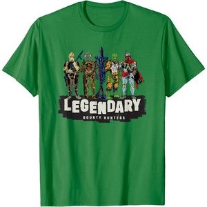image:imageStar Wars Legendary Bounty Hunters Boba Fett IG88 Bossk TShirtKelly Green