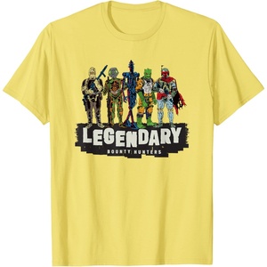 image:imageStar Wars Legendary Bounty Hunters Boba Fett IG88 Bossk TShirtLemon Yellow
