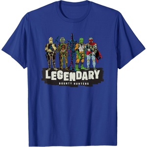 image:imageStar Wars Legendary Bounty Hunters Boba Fett IG88 Bossk TShirtRoyal Blue