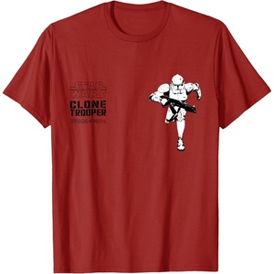 image:imageStar Wars Revenge Of The Sith Distressed Clone Trooper TShirtCranberry Red